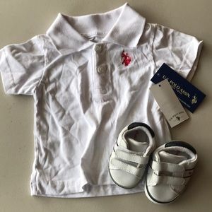 Ralph Lauren shirt and matching shoes